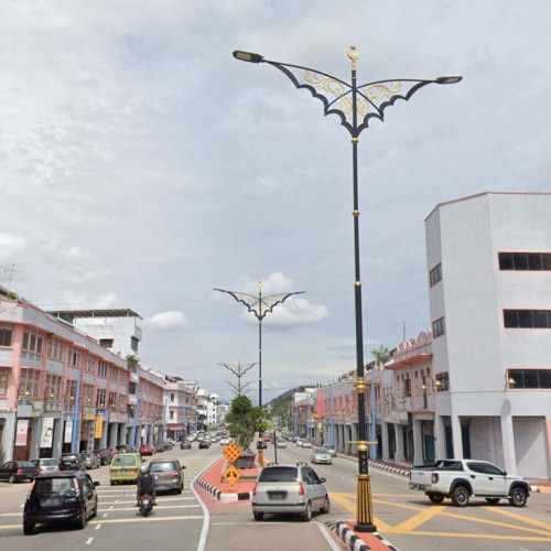 OLE Decoration Pole at Jalan Mersing, Kluang, Johor, Malaysia