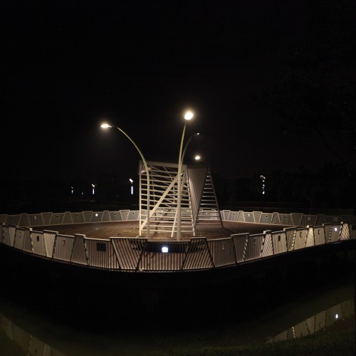 OLE Tapered Round Pole at Johor Bahru, Malaysia