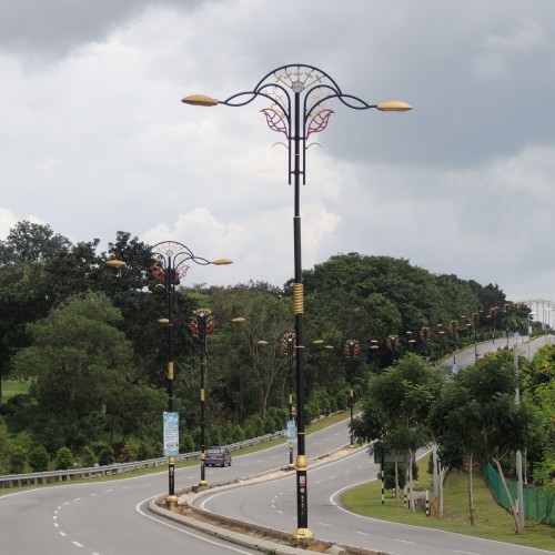 OLE Decorative Pole at Melaka, Malaysia
