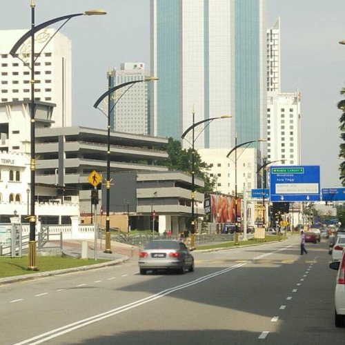 OLE Decorative Pole at Jalan Dato Abdullah Tahir, Johor, Malaysia